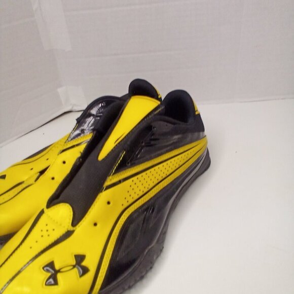 Under Armour Football Cleats Men 11 Scouting Combine Yellow Black No Laces main image 8